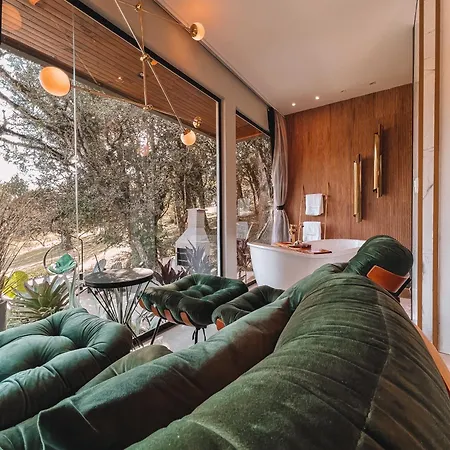 Cabana Quartzo Verde Prox A Cidade Vista Para Ponto Turistico Morro Do Campestre-2